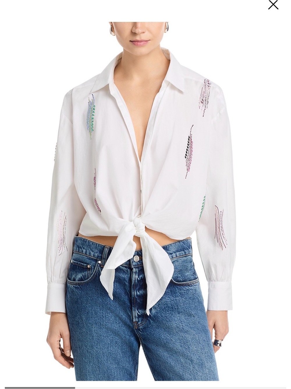 Cinq A Sept Paillette Whirl Marianna Top